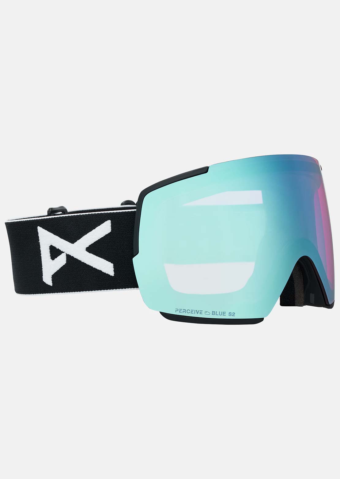 Anon Unisex M5 Goggles + Bonus Lens + MFI Face Mask Black/Perceive Variable Blue/Spare Perceive Cloudy Pink