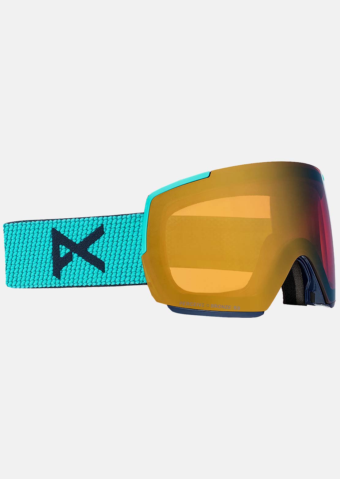 Anon Unisex M5 Goggles + Bonus Lens + MFI Face Mask Marine/Perceive Sunny Bronze