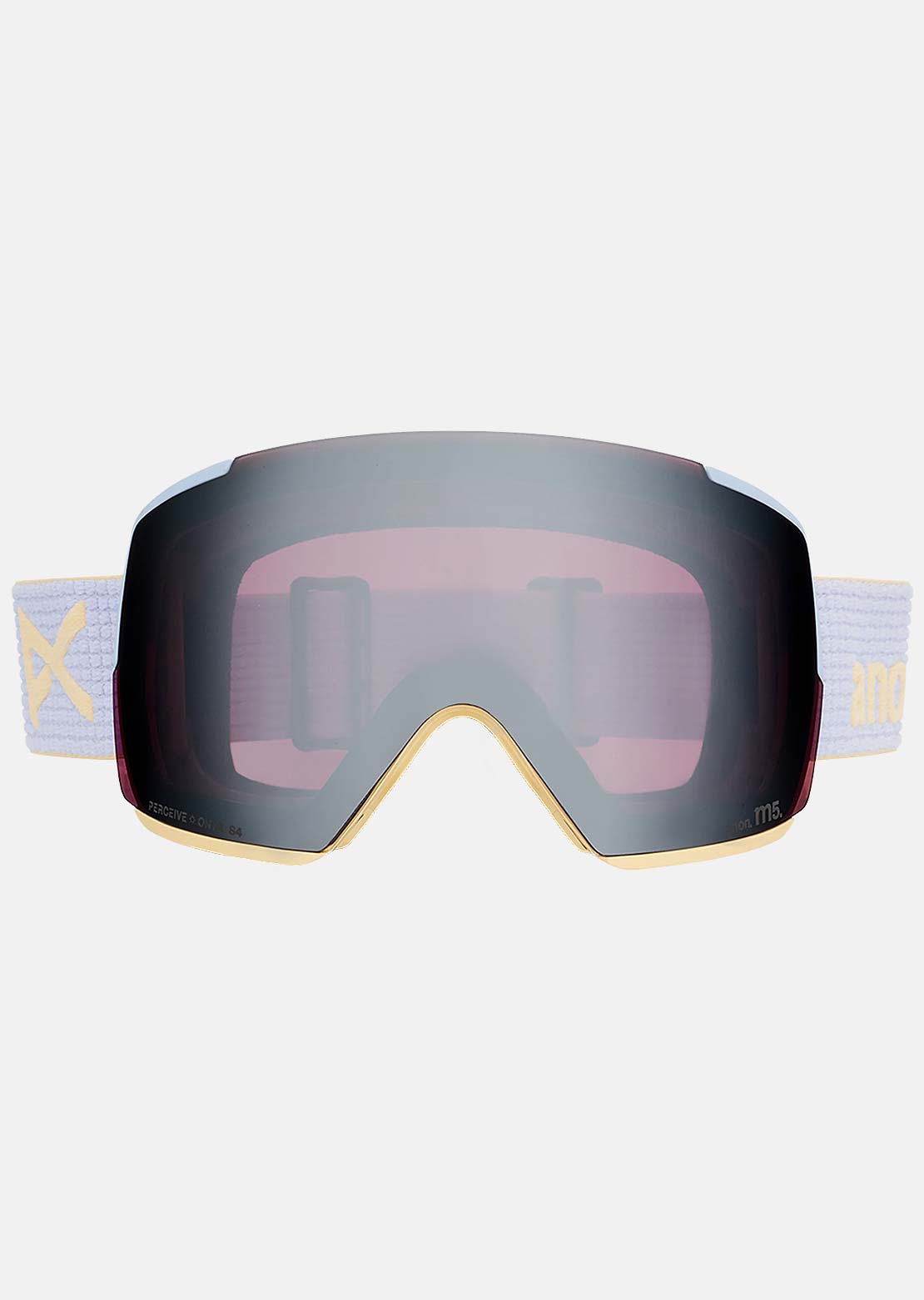 Anon Unisex M5 Goggles + Bonus Lens + MFI Face Mask Airstream Blue/Perceive Sunny Onyx