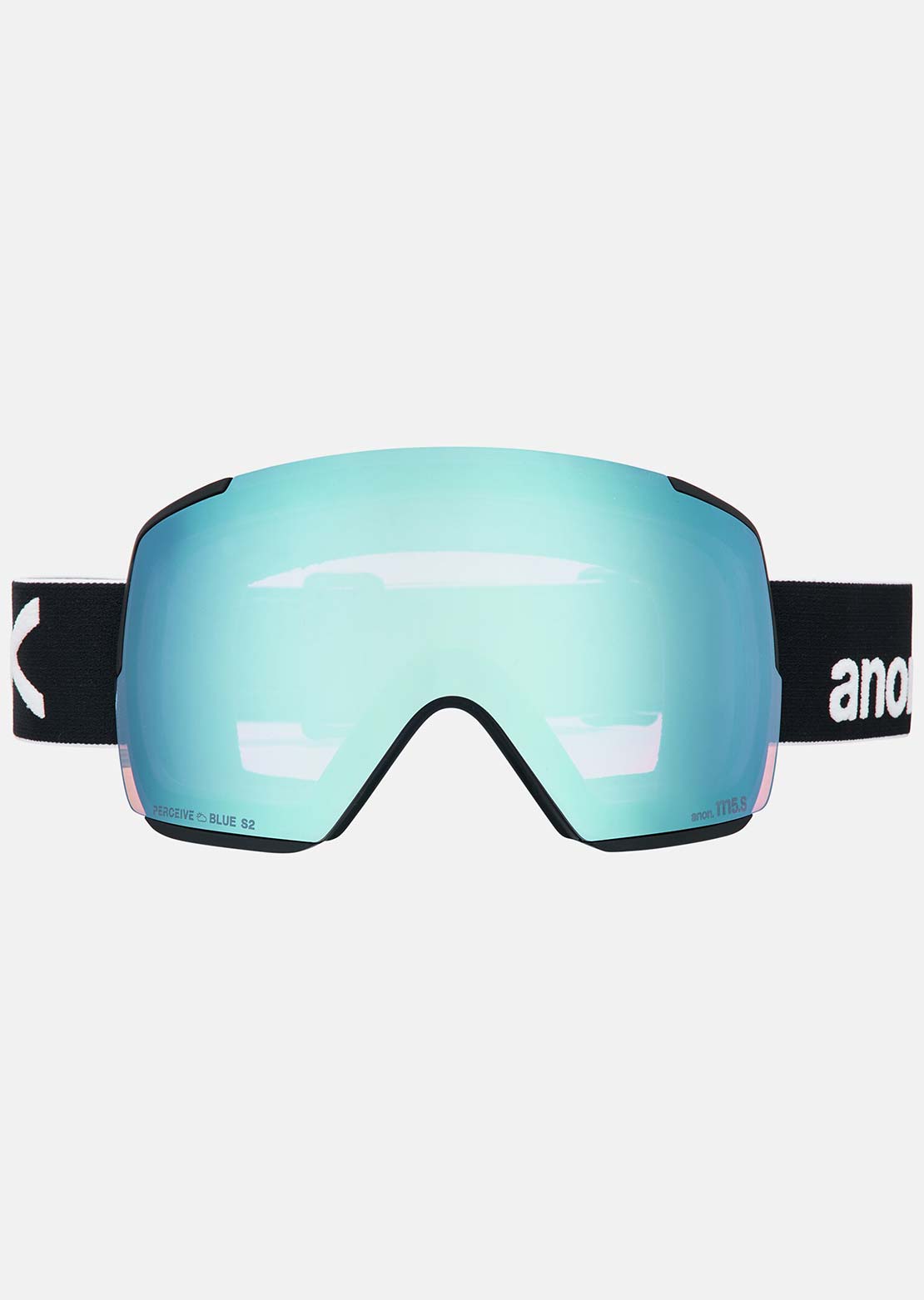 Anon Unisex M5S Goggles + Bonus Lens + MFI Face Mask Black/Perceive Variable Blue/Spare Perceive Cloudy Pink