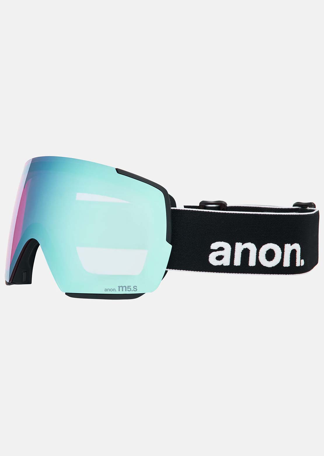 Anon Unisex M5S Goggles + Bonus Lens + MFI Face Mask Black/Perceive Variable Blue/Spare Perceive Cloudy Pink