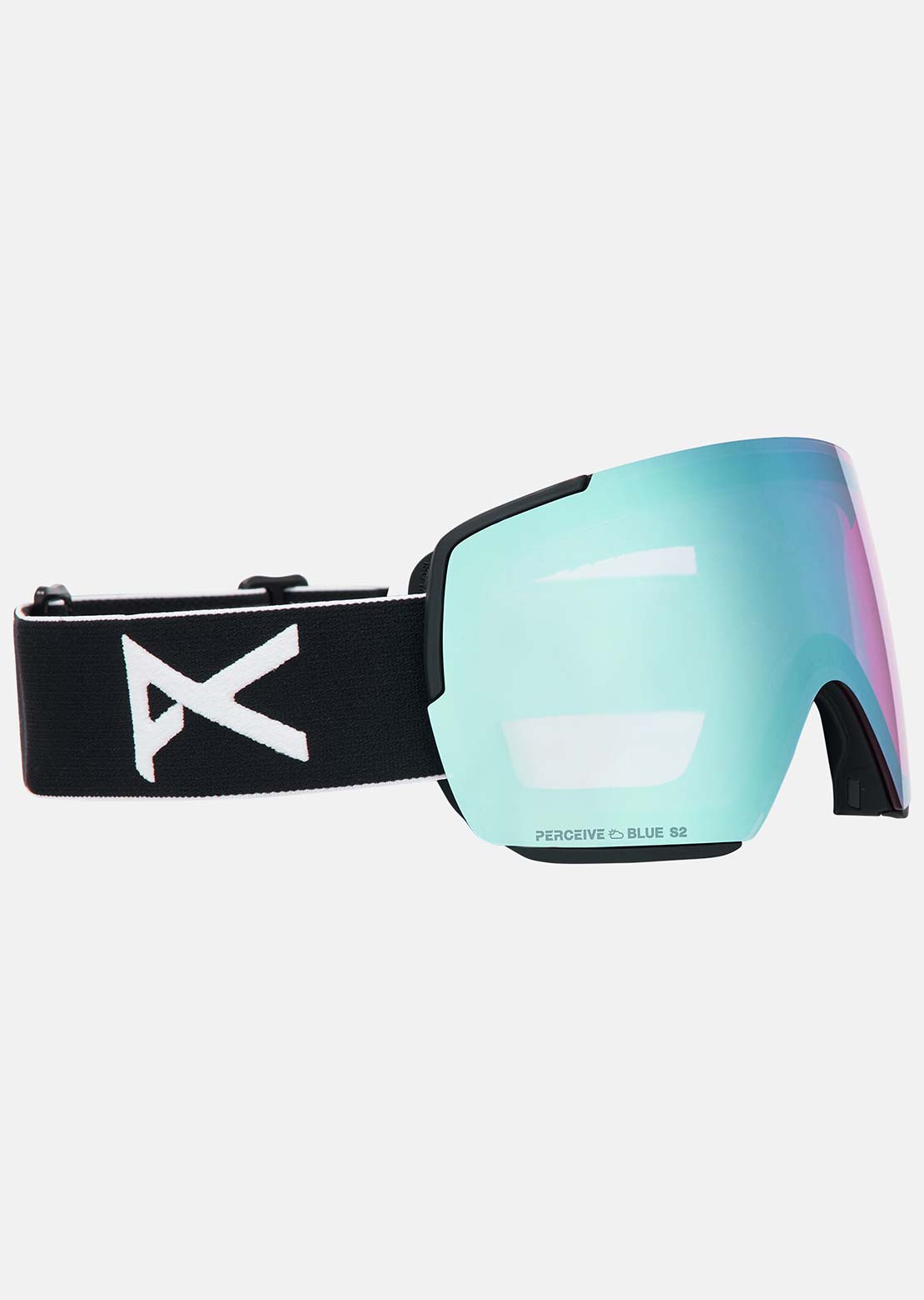 Anon Unisex M5S Goggles + Bonus Lens + MFI Face Mask Black/Perceive Variable Blue/Spare Perceive Cloudy Pink