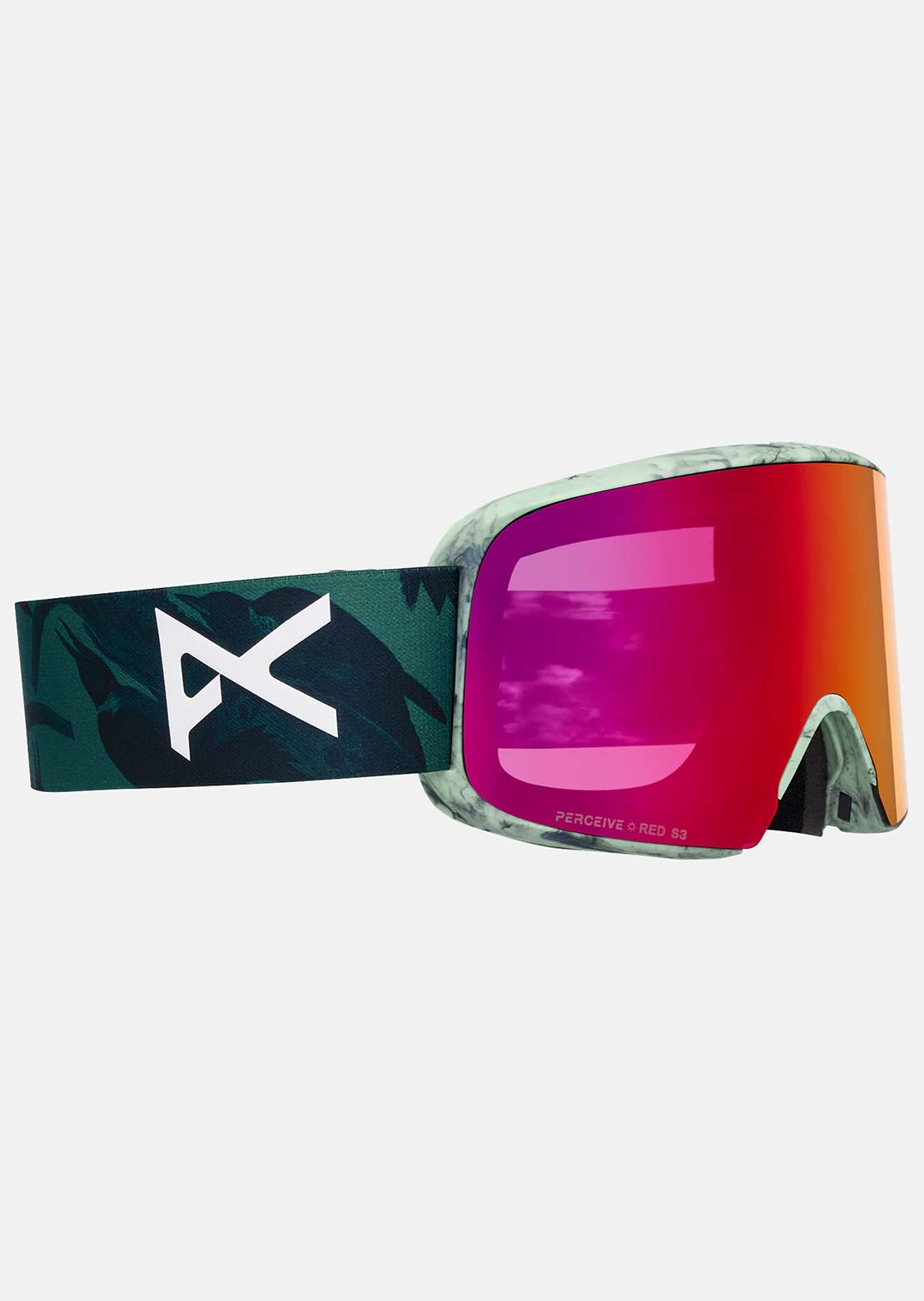 Anon Unisex M6 Goggles Family Tree/Perceive Sunny Red/Spare Perceive Cloudy Burst