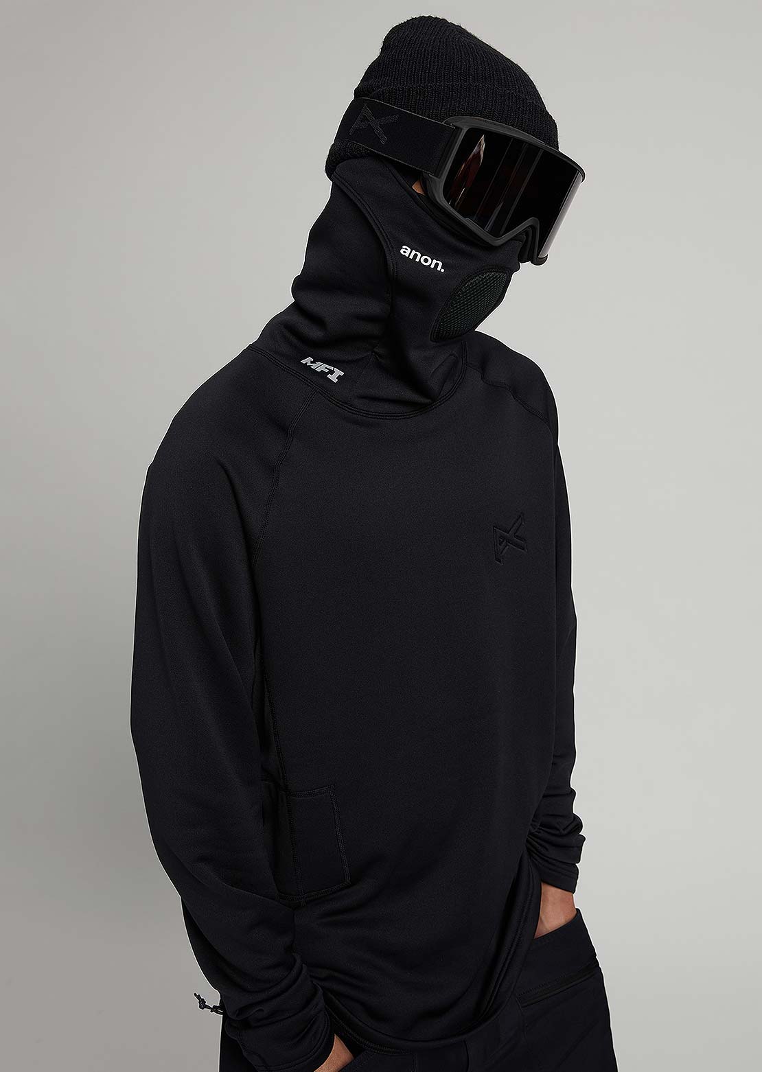 Anon Unisex MFI Power Dry Long Sleeve Balaclava Black