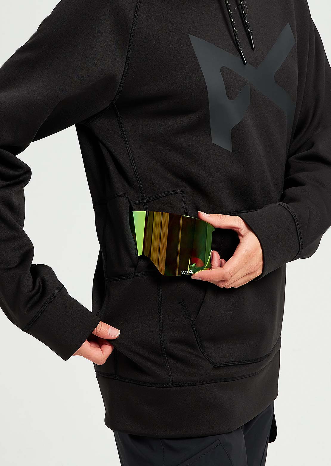 Anon Unisex MFI Pullover Hood Black