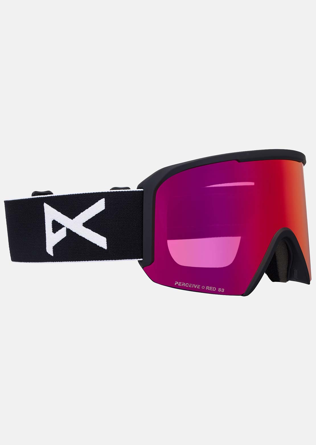 Anon Unisex Nesa Goggles Black/Perceive Sunny Red/Spare Perceive Cloudy Burst