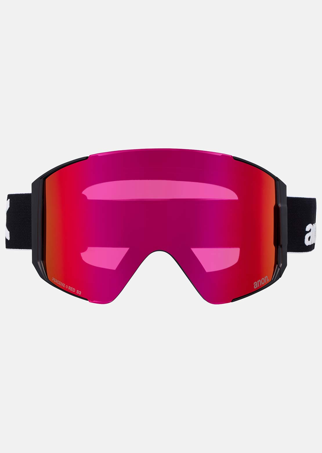 Anon Unisex Sync Goggles + Bonus Lens + MFI Face Mask Black/Perceive Sunny Red/Spare Perceive Cloudy Burst
