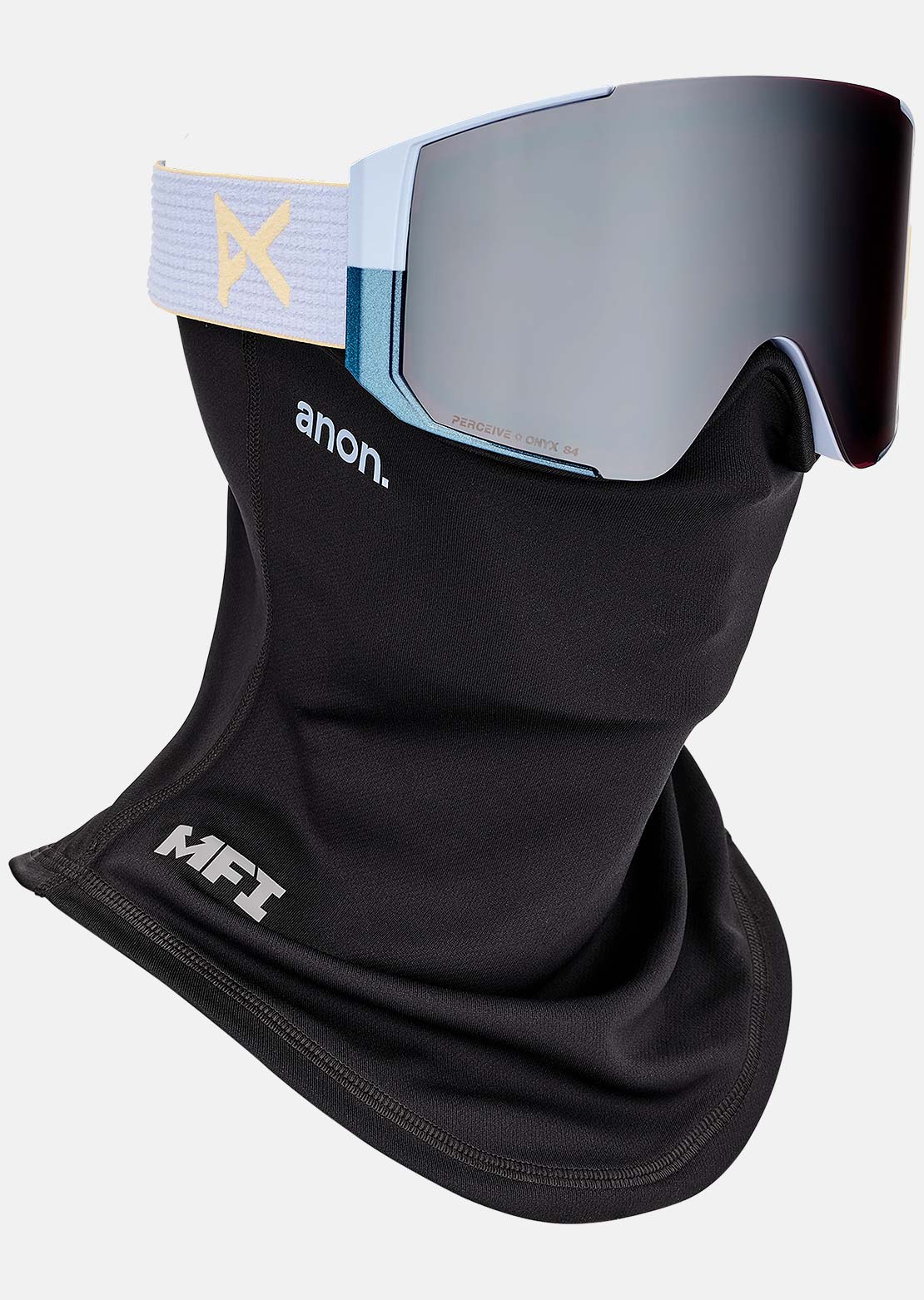 Anon Unisex Sync Goggles + Bonus Lens + MFI Face Mask Airstream Blue/Perceive Sunny Onyx