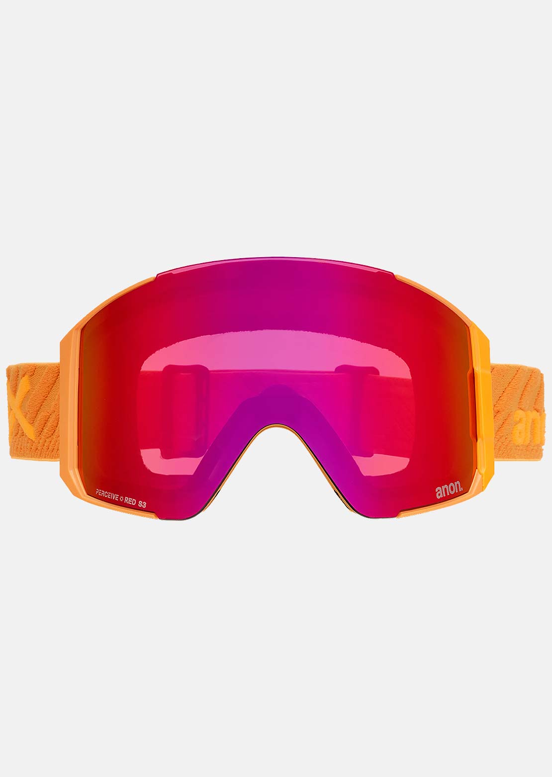 Anon Unisex Sync Goggles + Bonus Lens + MFI Face Mask Autumn Glow/Perceive Sunny Red