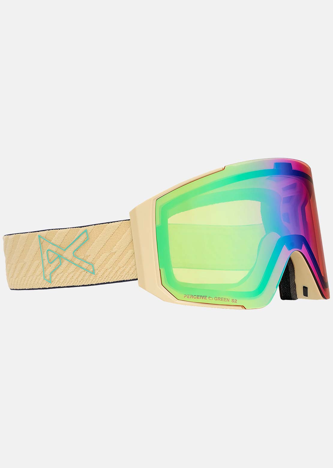 Anon Unisex Sync Goggles + Bonus Lens + MFI Face Mask Beechwood/Perceive Variable Green
