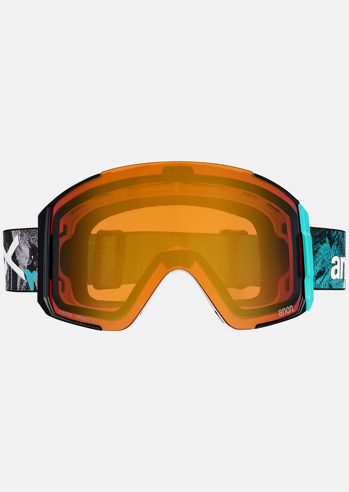 Anon Unisex Sync Goggles + Bonus Lens + MFI Face Mask Grunge/Perceive Sunny Bronze