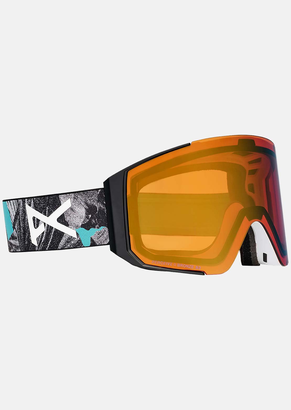 Anon Unisex Sync Goggles + Bonus Lens + MFI Face Mask Grunge/Perceive Sunny Bronze