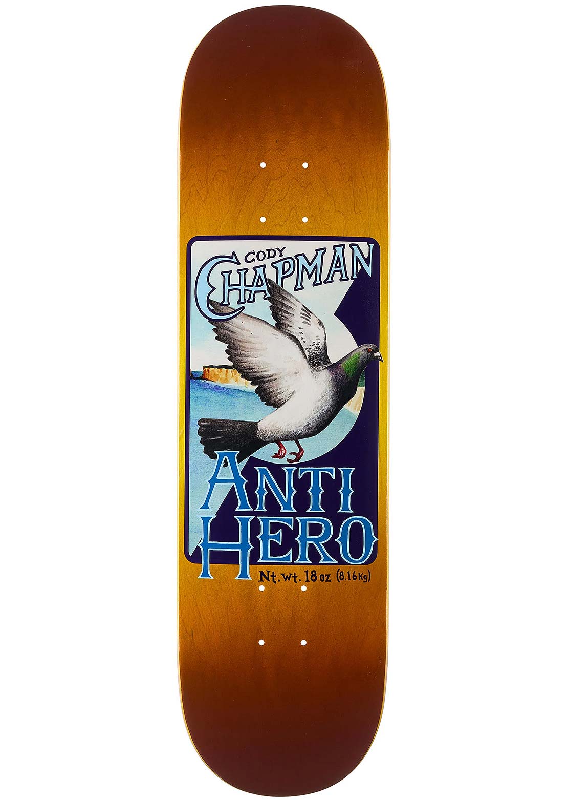 AntiHero Unisex Chapman Homers Skateboard Deck