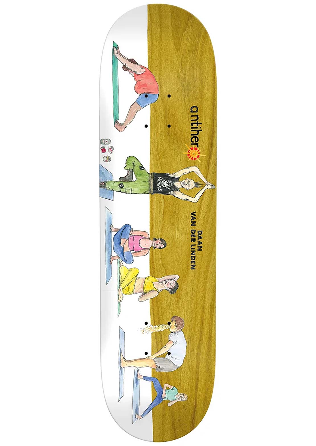 AntiHero Unisex Daan I Farted in Yoga Class Skateboard Deck