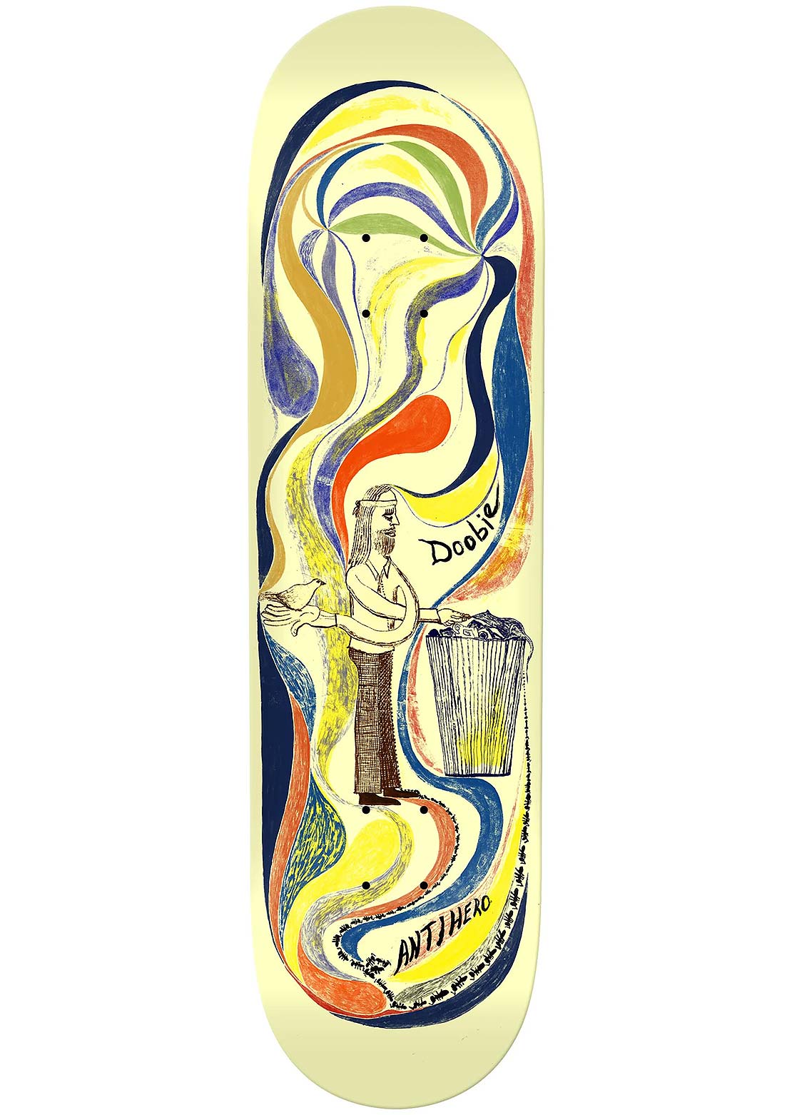 AntiHero Unisex Doobie Expressions Skateboard Deck