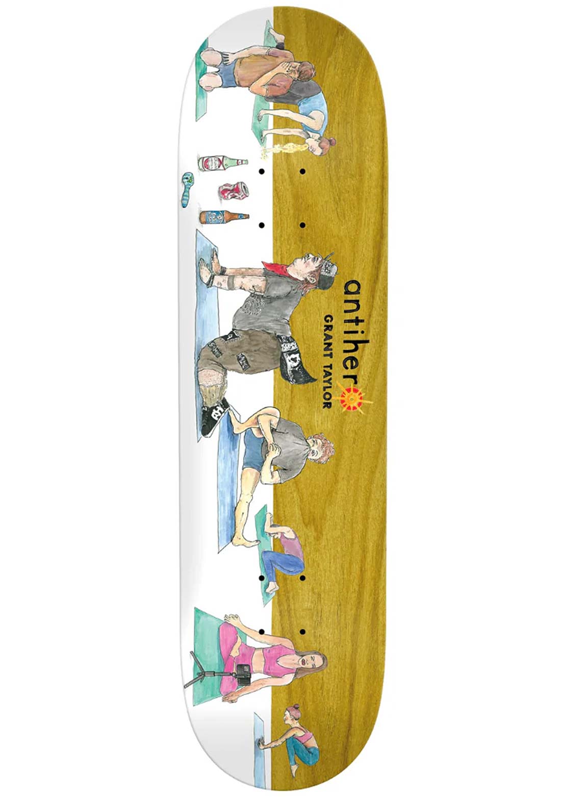 AntiHero Unisex Grant I Farted in Yoga Class Skateboard Deck
