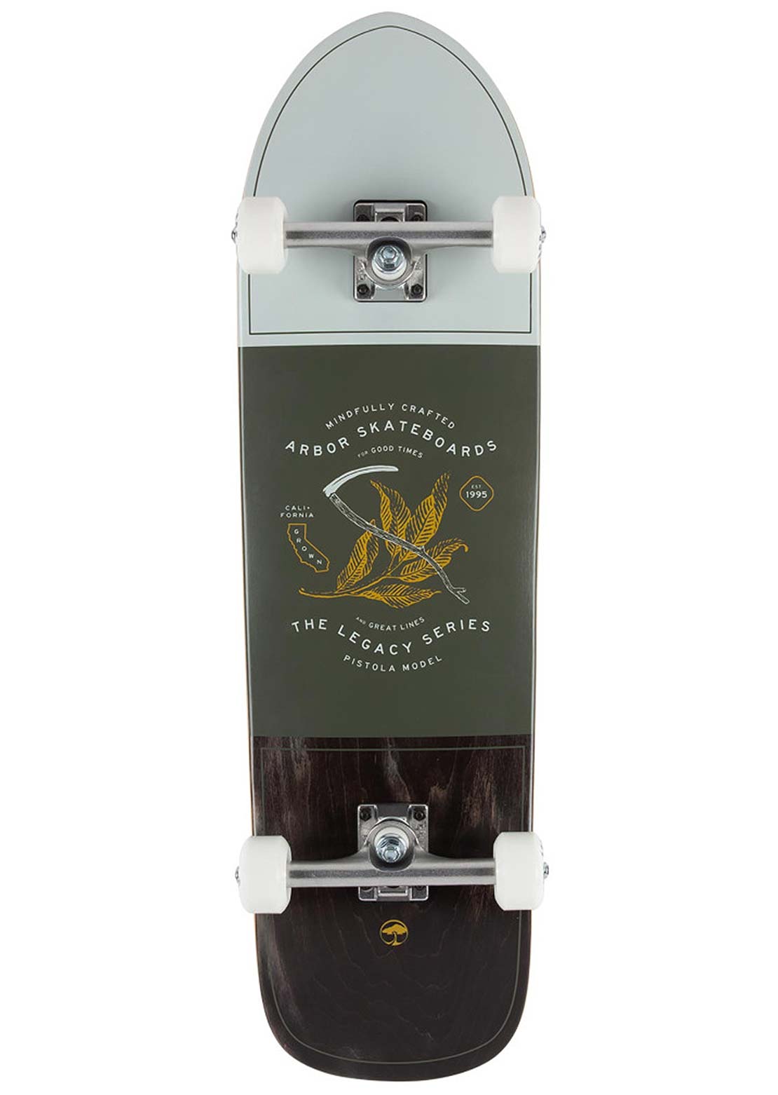 Arbor Cruiser Legacy Pistola Complete Skateboard Black
