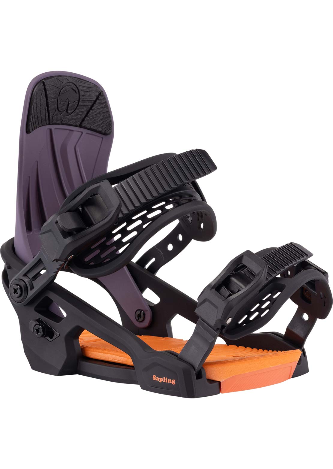 Arbor Junior Sapling Snowboard Bindings Black/Violet