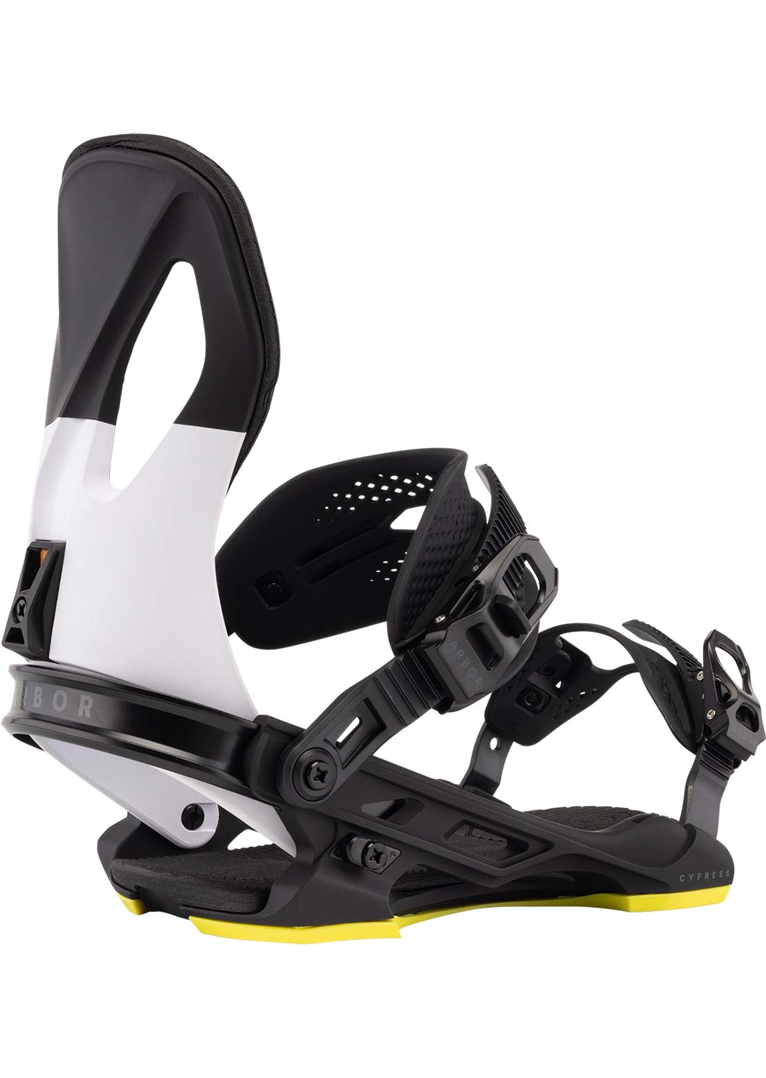 Arbor Men's Cypress Snowboard Bindings Black/White