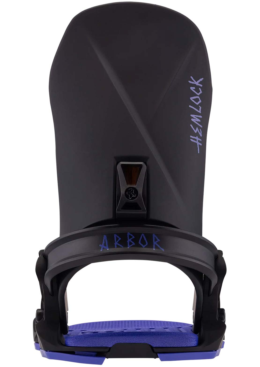 Arbor Men's Hemlock Snowboard Bindings Black Purple