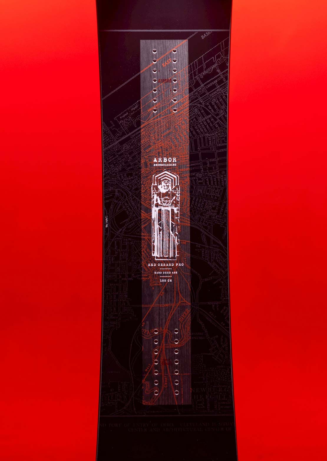 Arbor Men's Red Gerard Pro Snowboard