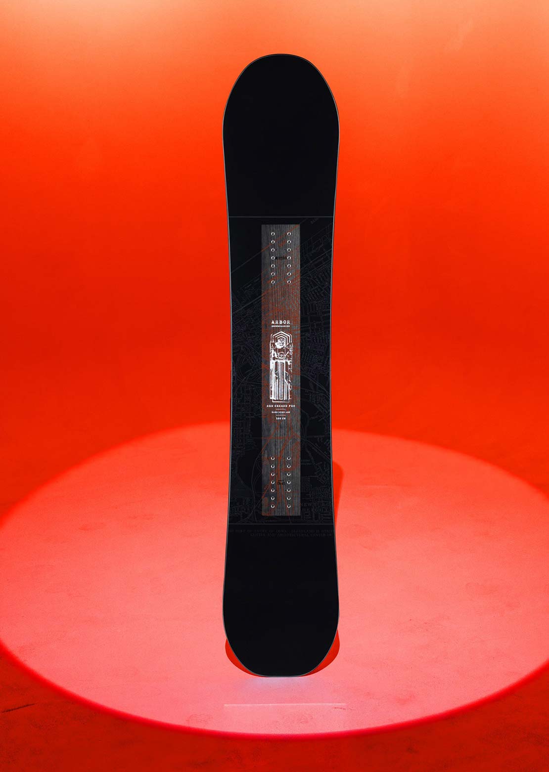 Arbor Men's Red Gerard Pro Snowboard