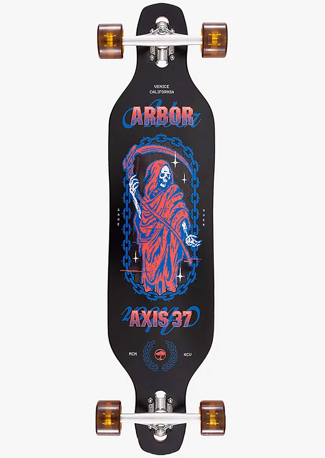 Arbor Unisex Drop Thru Artist Axis Complete Skateboard
