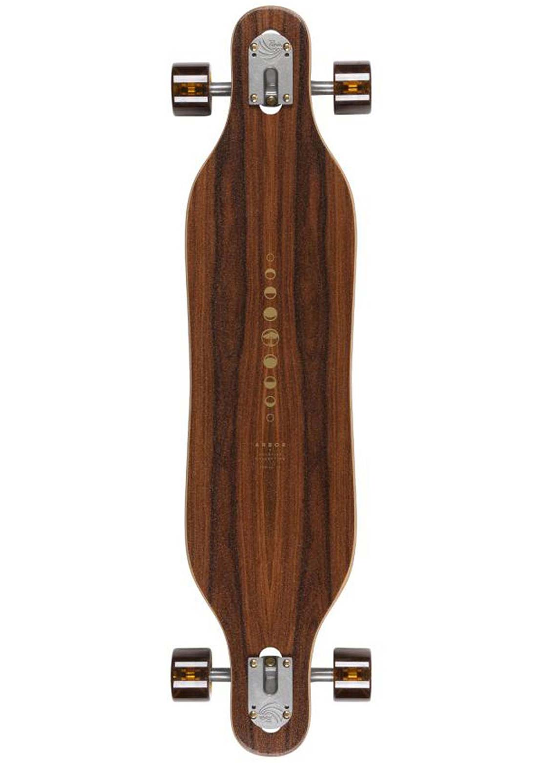 Arbor Unisex Drop Thru Solstice Lunar B4BC Axis Complete Skateboard