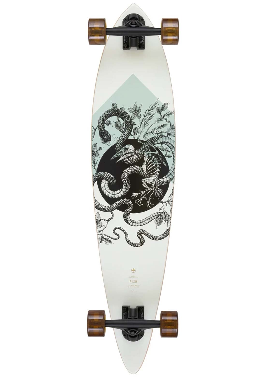 Arbor Unisex Pintail Bamboo Fish Complete Skateboard