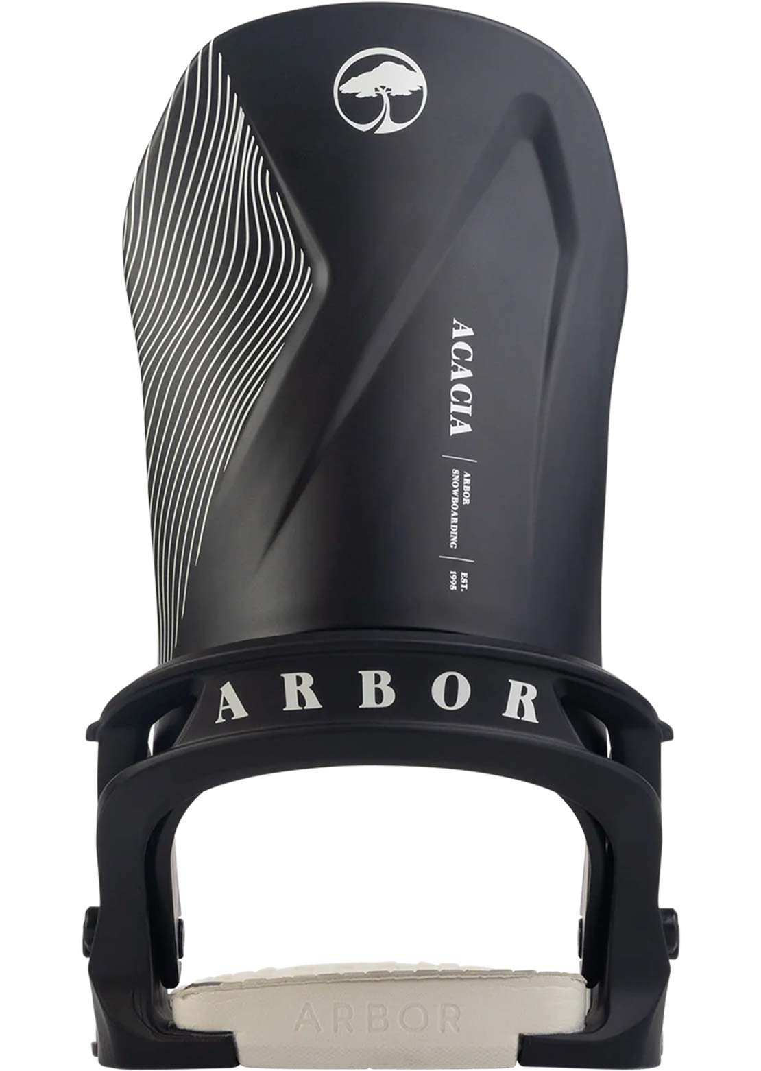 Arbor Women's Acacia Snowboard Bindings Black/Marshmallow