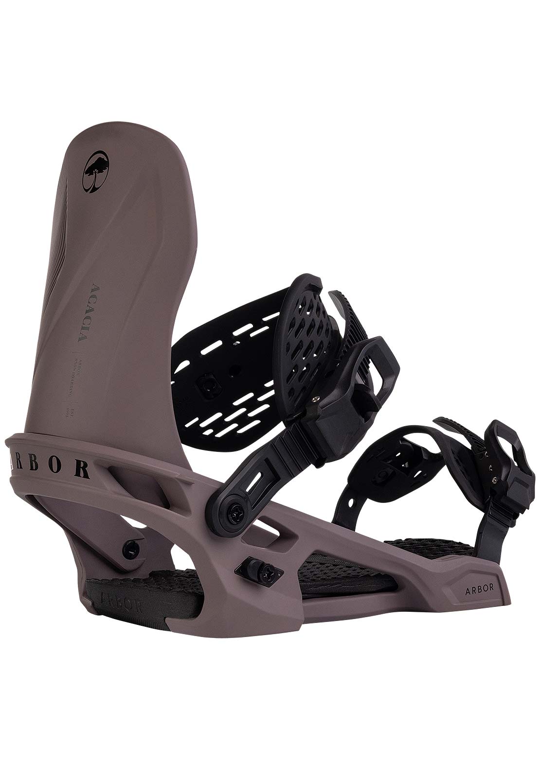 Arbor Women's Acacia Snowboard Bindings Lavender/Black