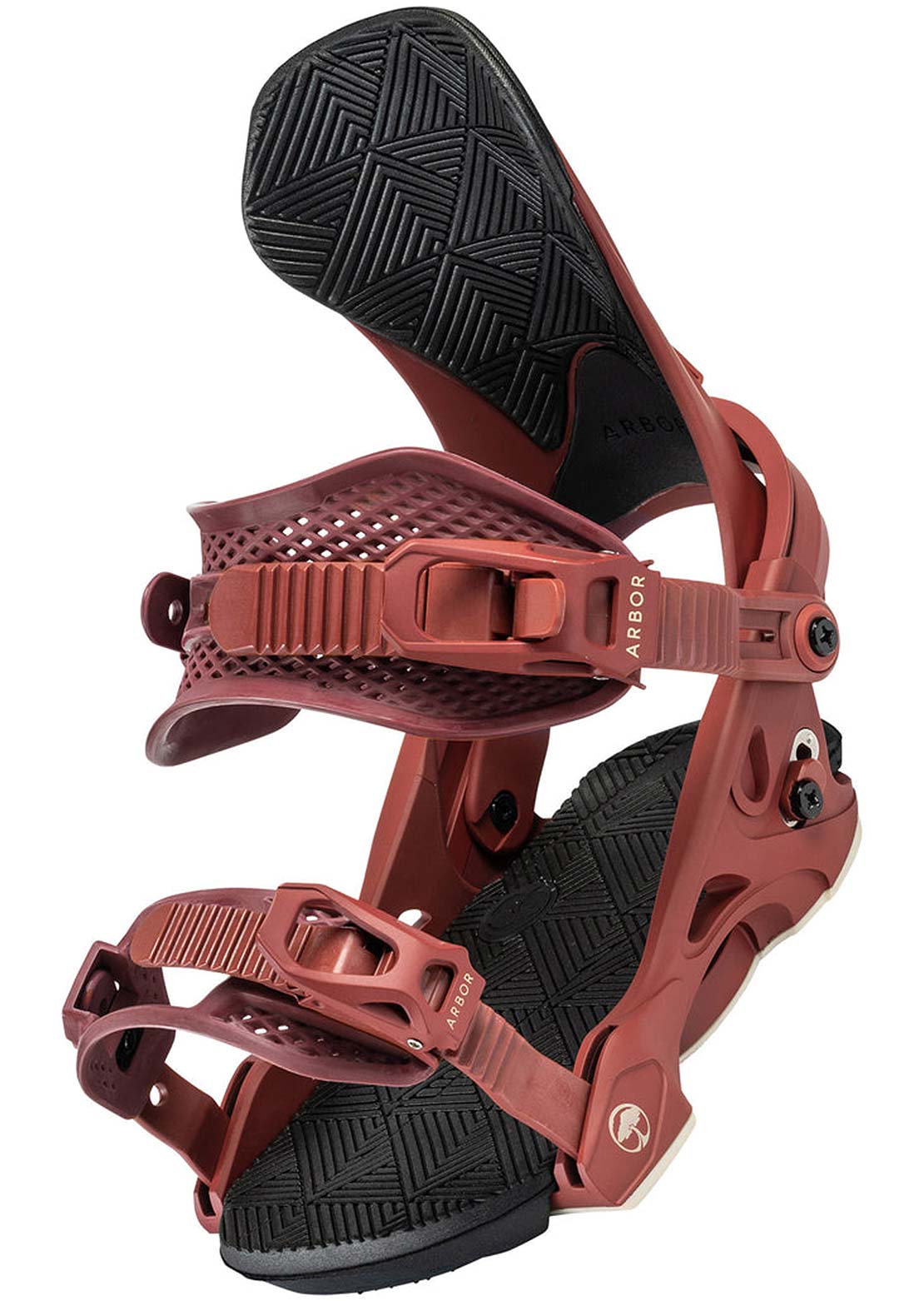 Arbor Women&#39;s Sequoia Snowboard Binding Maroon