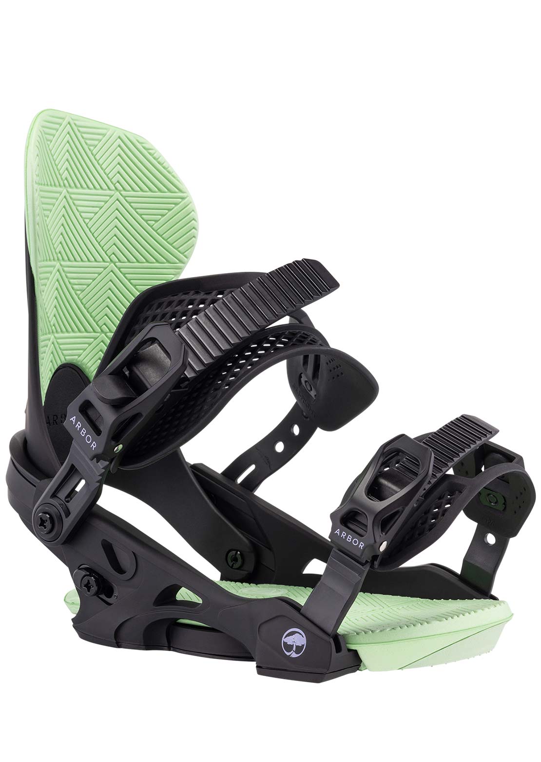 Arbor Women's Sequoia Snowboard Bindings Black/Mint