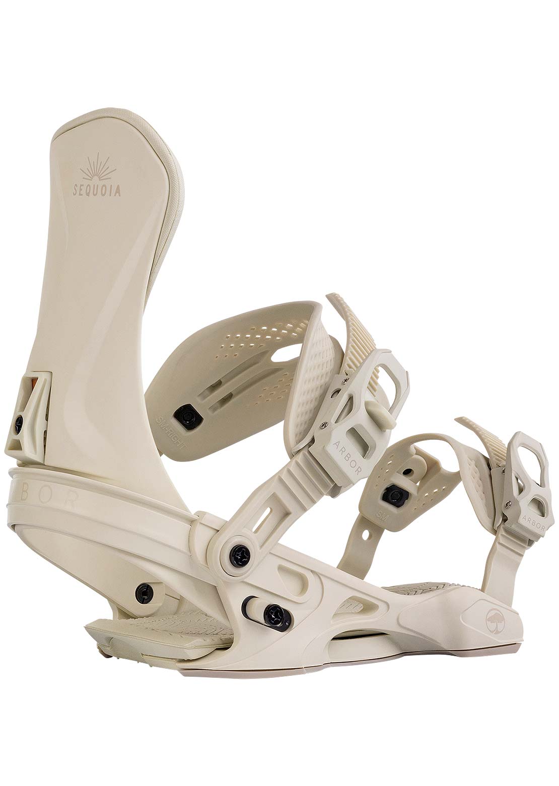 Arbor Women's Sequoia Snowboard Bindings Marshmellow/Tan