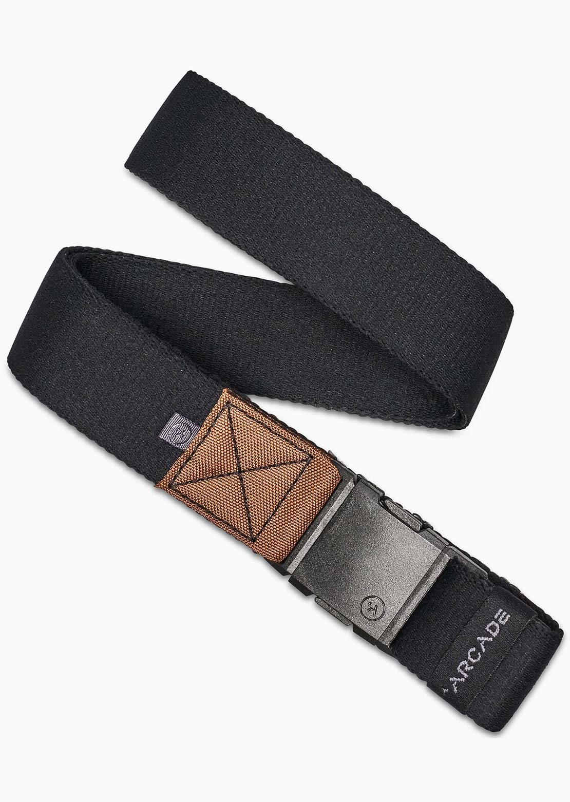 Arcade Ridge Belt Black Charcoal