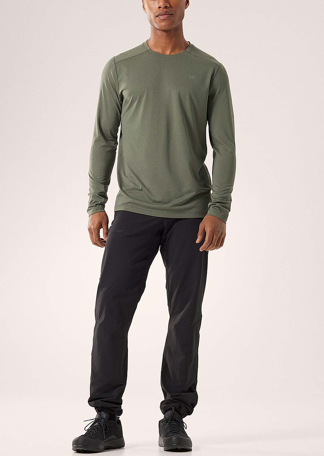 Arc&#39;teryx Men&#39;s Cormac Crew Long Sleeve Forage Heather II