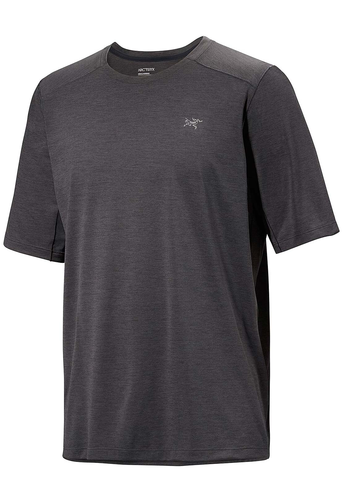 Arc&#39;teryx Men&#39;s Cormac Crew SS T-Shirt Black Heather