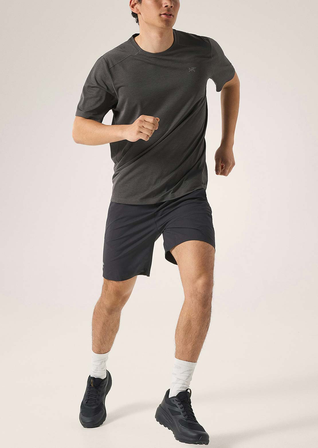 Arc'teryx Men's Cormac Crew T-shirt Black Heather