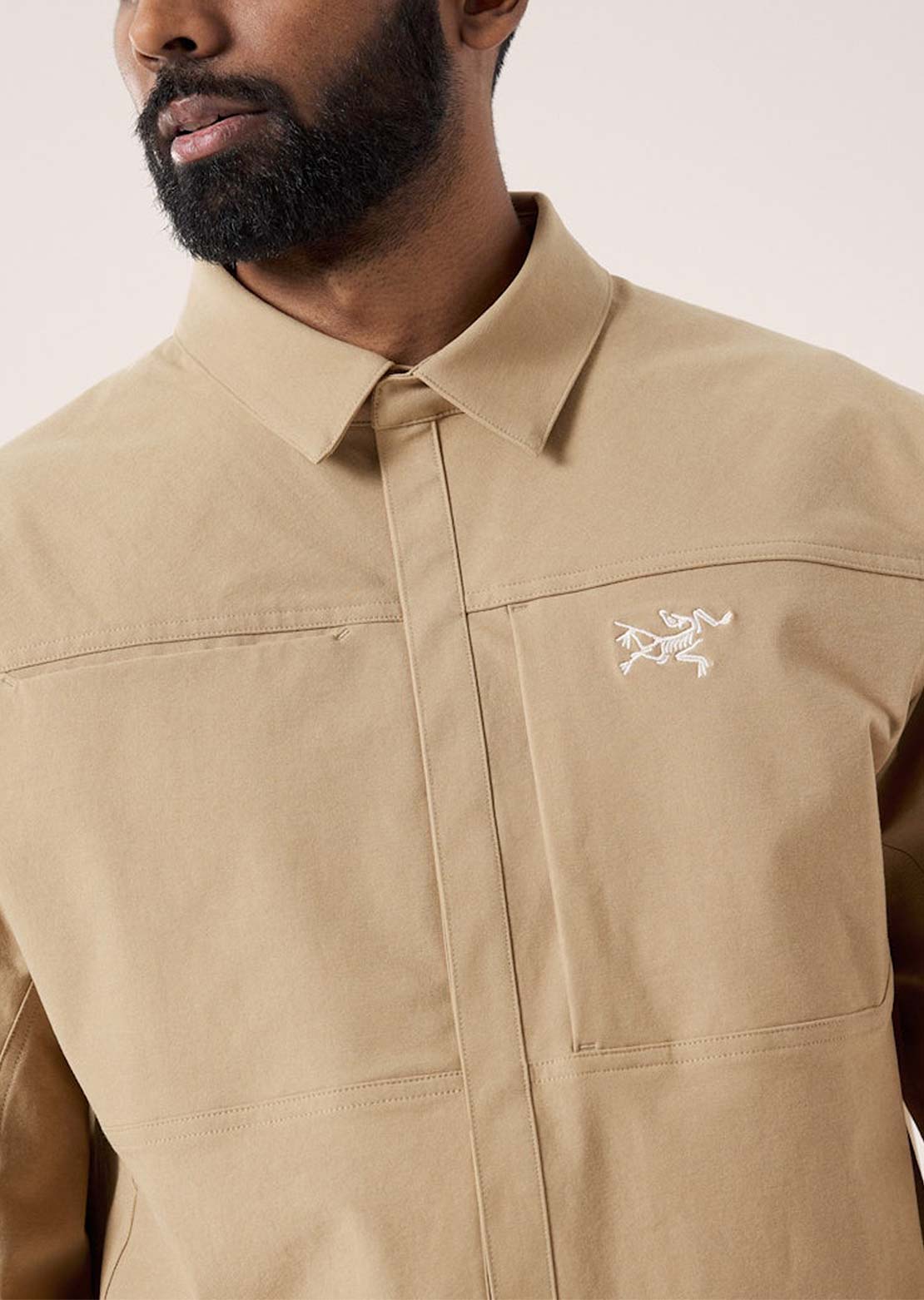 Arc'teryx Men's Cronin Cotton Button Up Shirt Canvas