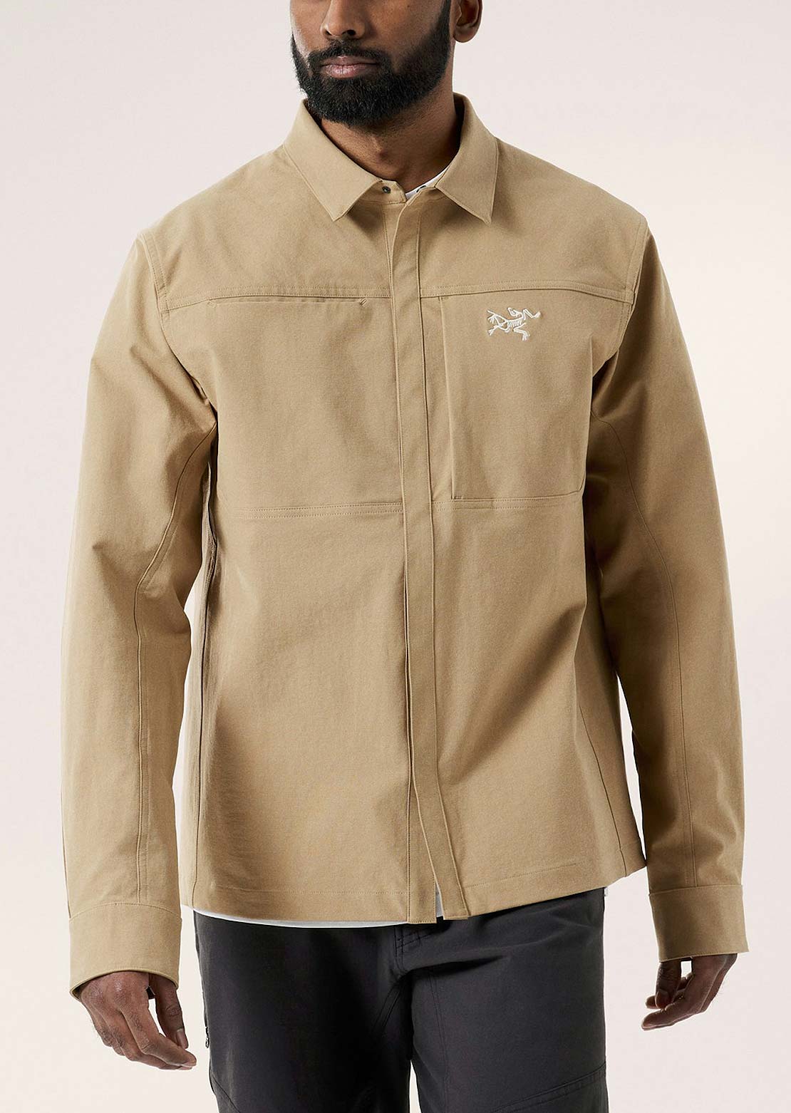Arc'teryx Men's Cronin Cotton Button Up Shirt Canvas