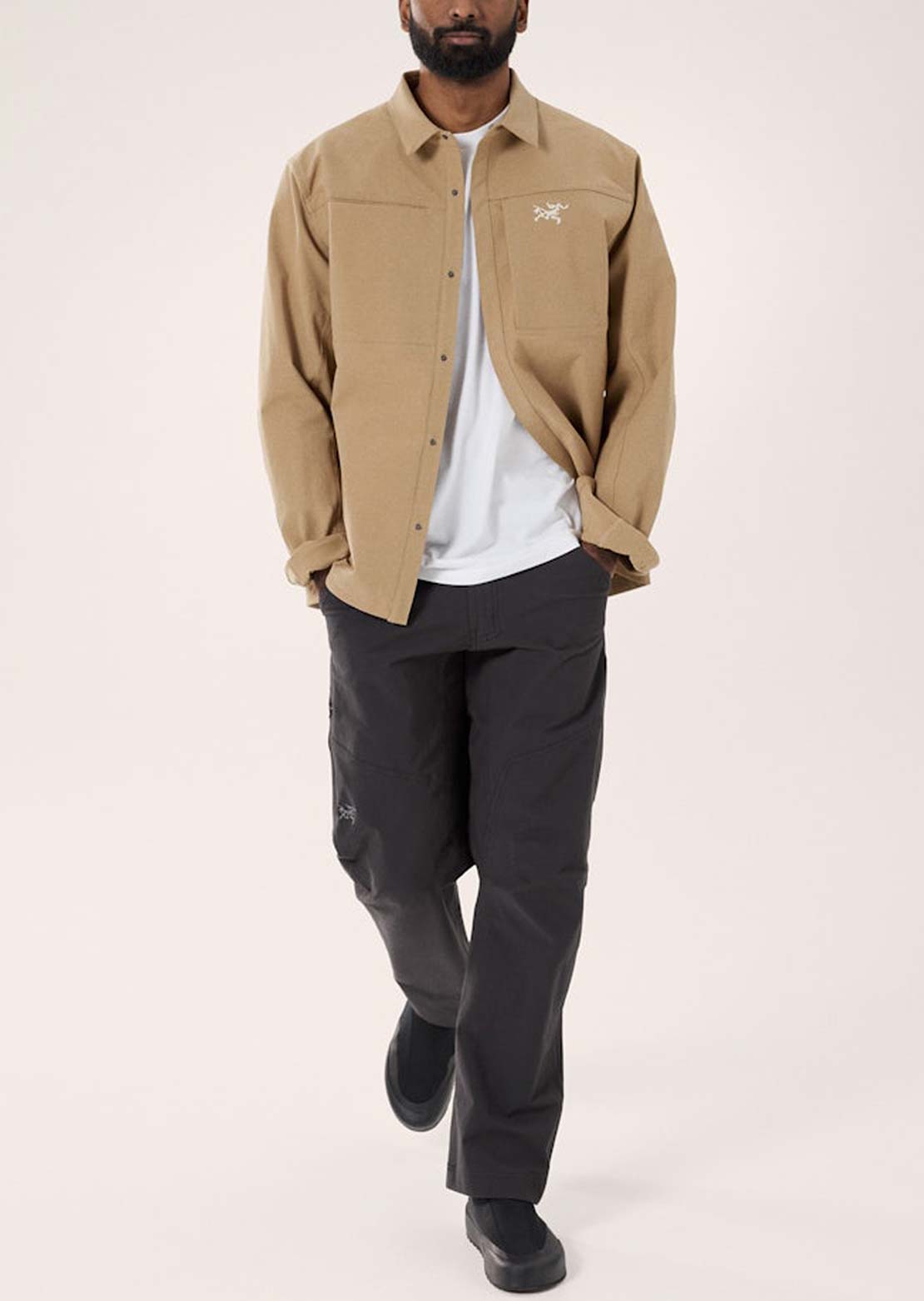 Arc'teryx Men's Cronin Cotton Button Up Shirt Canvas