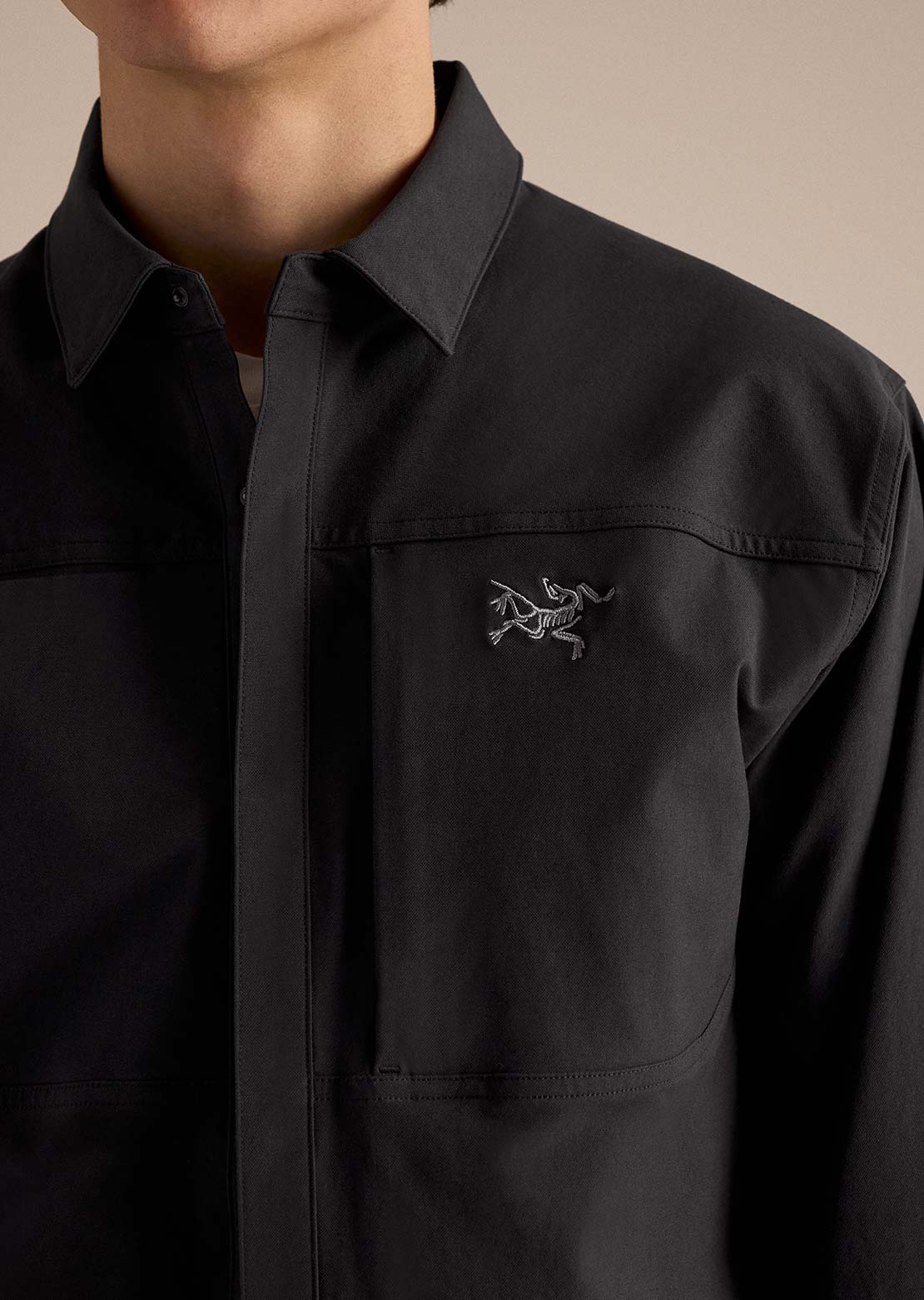 Arc'teryx Men's Cronin Cotton Button Up Shirt Black