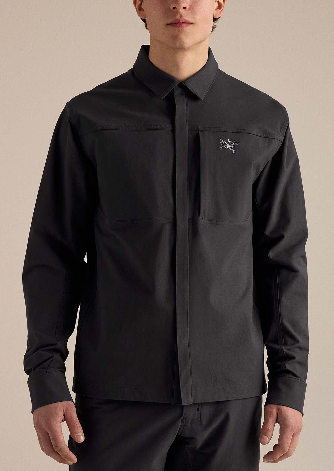 Arc'teryx Men's Cronin Cotton Button Up Shirt Black