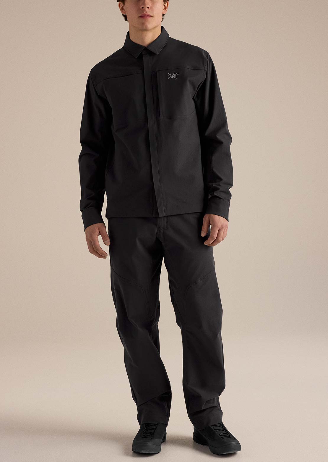 Arc'teryx Men's Cronin Cotton Button Up Shirt Black