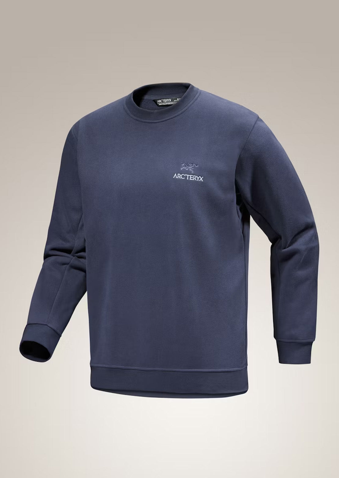 Arc'teryx Men's Emblem Fleece Crewneck Pullover Black Sapphire