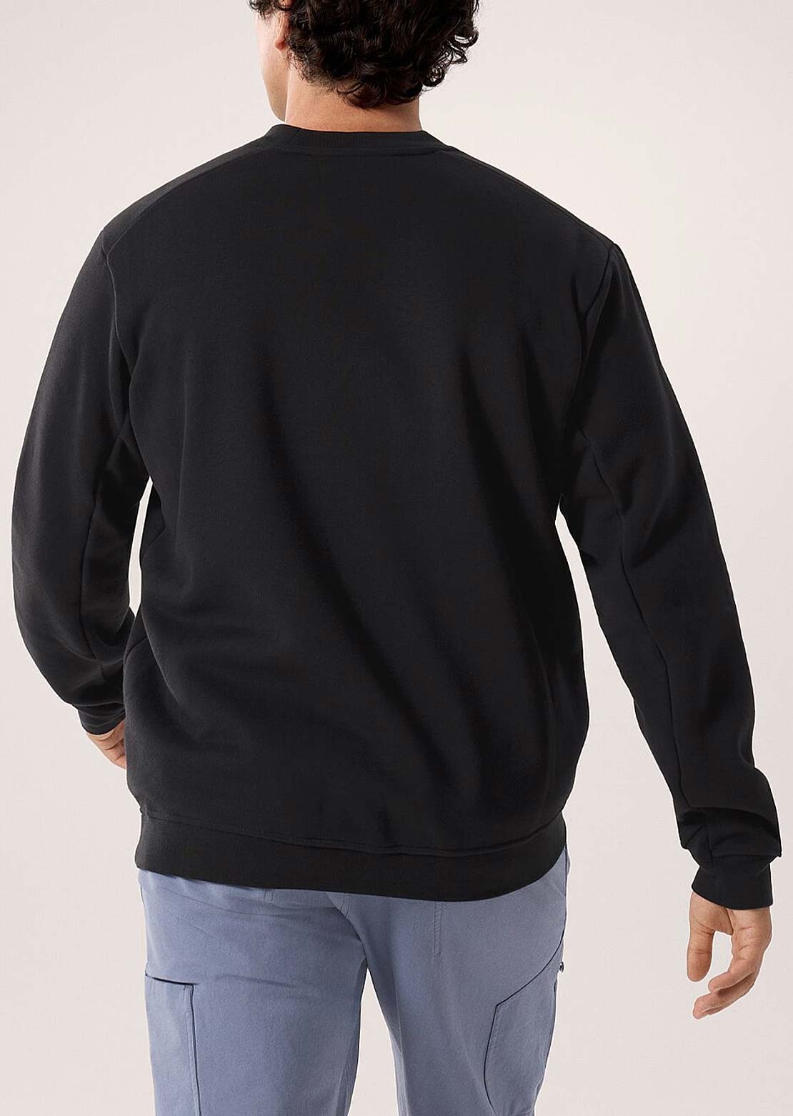 Arc'teryx Men's Emblem Fleece Crewneck Pullover Black