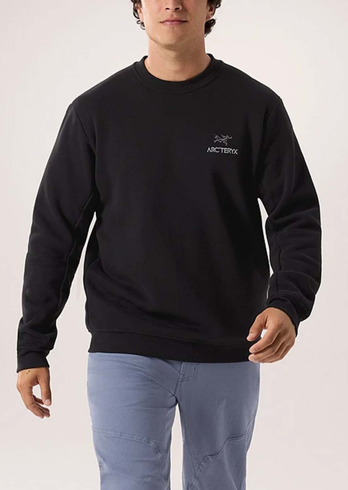 Arc'teryx Men's Emblem Fleece Crewneck Pullover Black