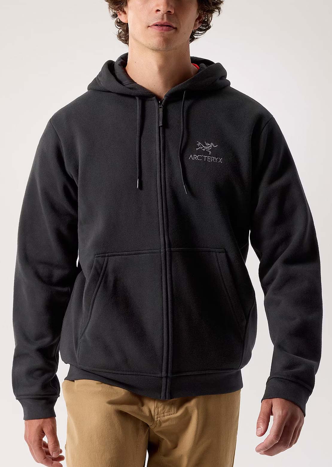 Arc'teryx Men's Emblem Fleece Full-Zip Hood Black