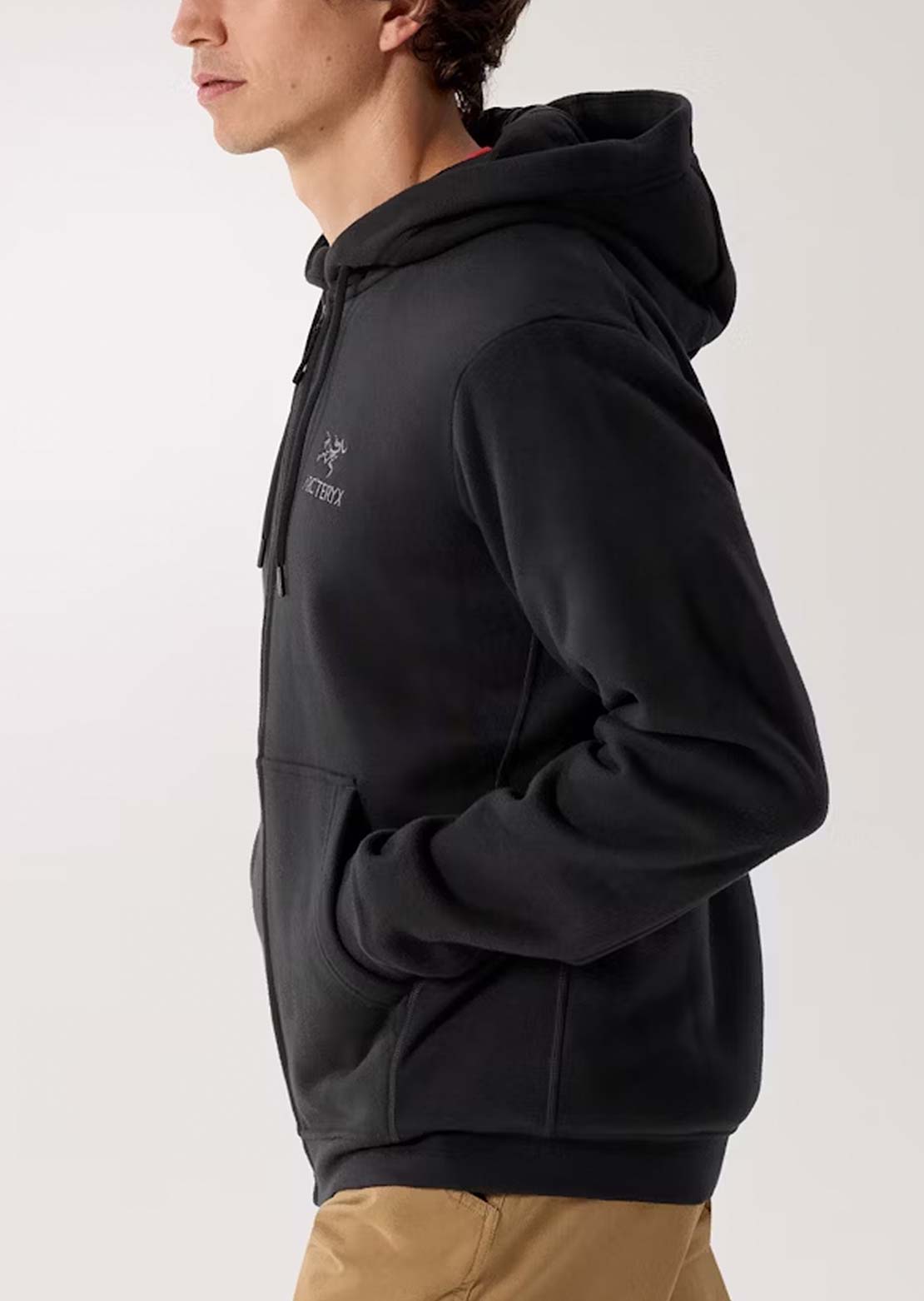 Arc'teryx Men's Emblem Fleece Full-Zip Hood Black