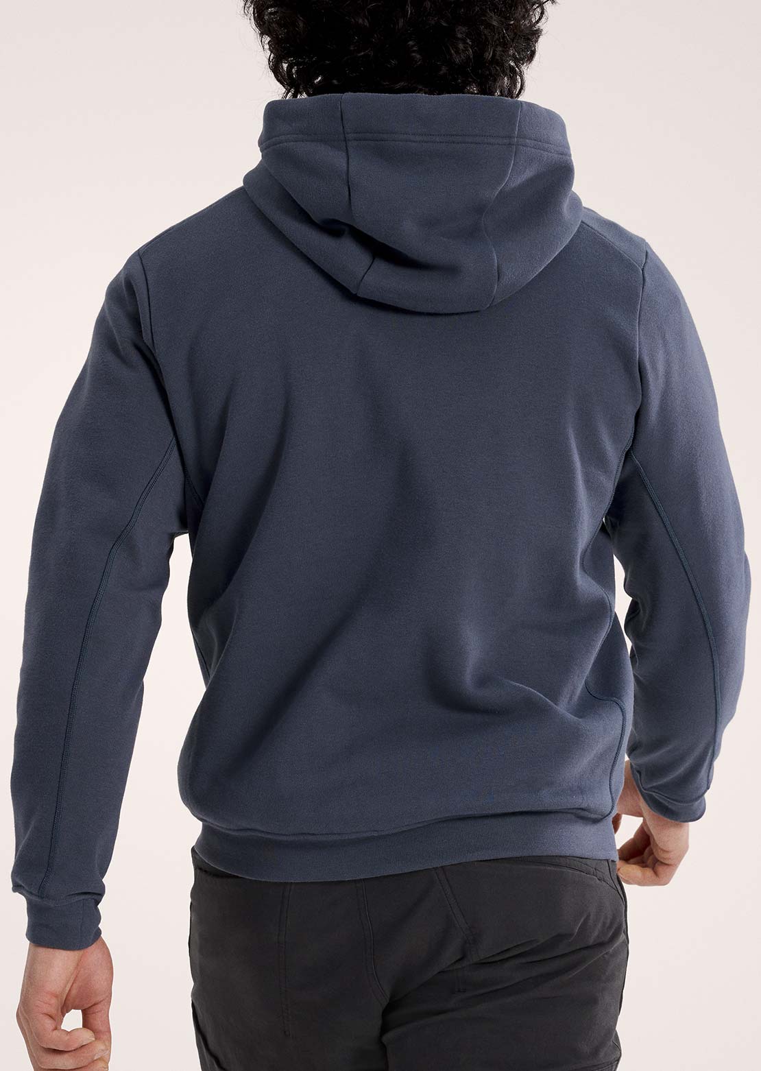 Arc'teryx Men's Emblem Fleece Full-Zip Hood Dark Stratus
